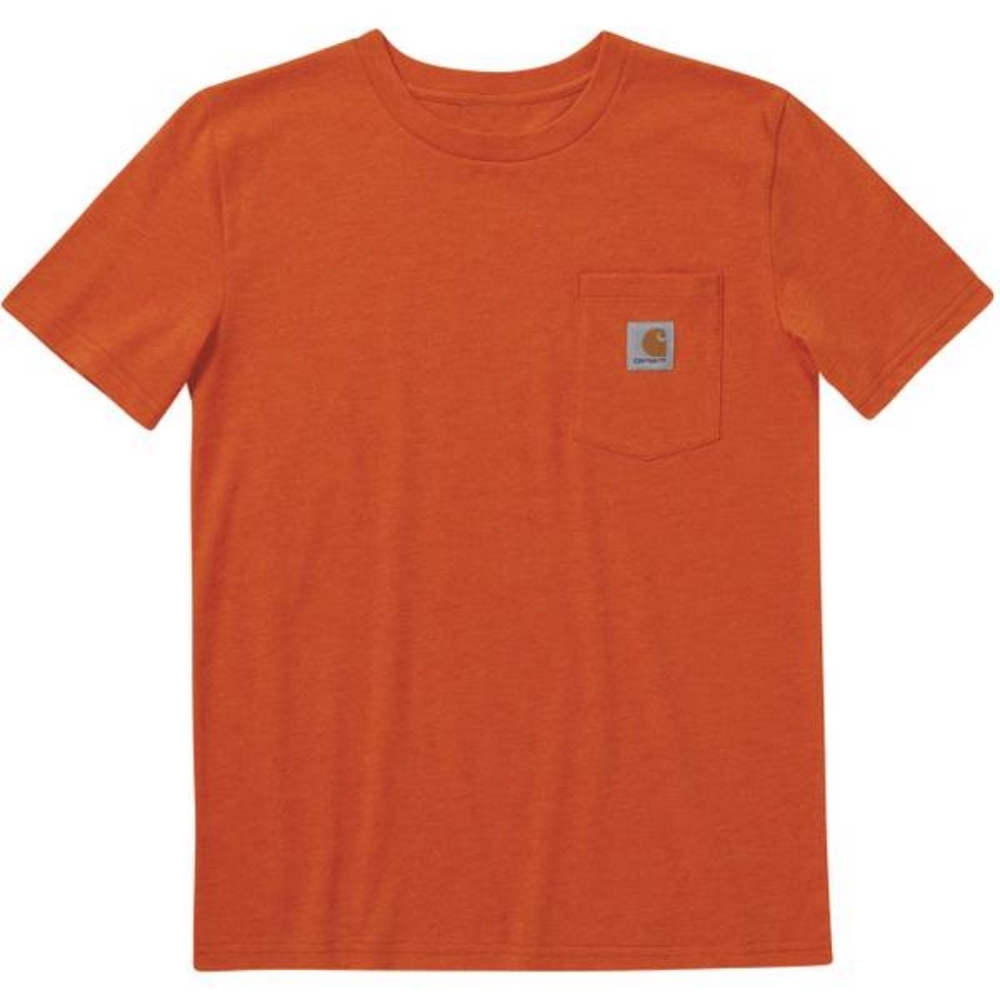 Carhartt Boys Orange Short Sleeve Pocket Tee